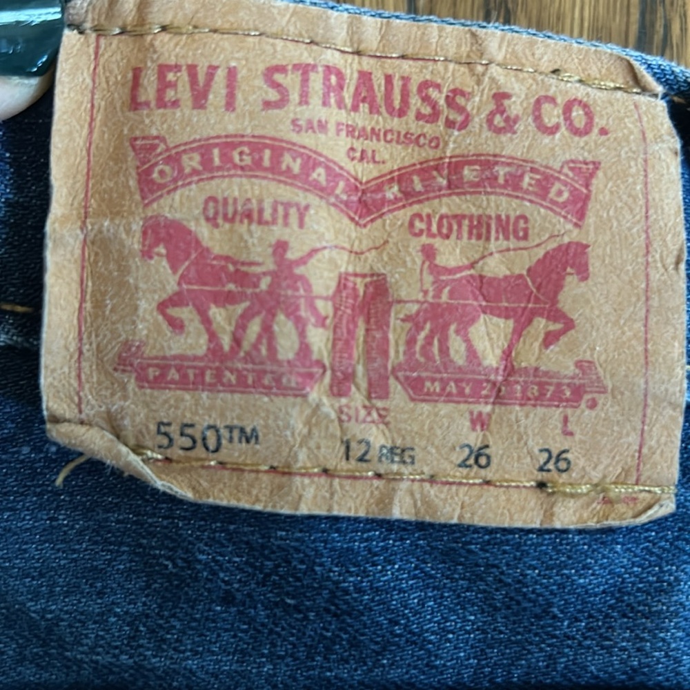Levi’s 550 relaxed 26x26 - Picture 5 of 7